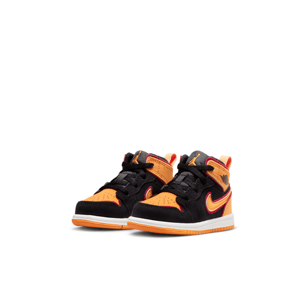 Jordan - Boy - TD Jordan 1 Mid SE - Black/Orange/White