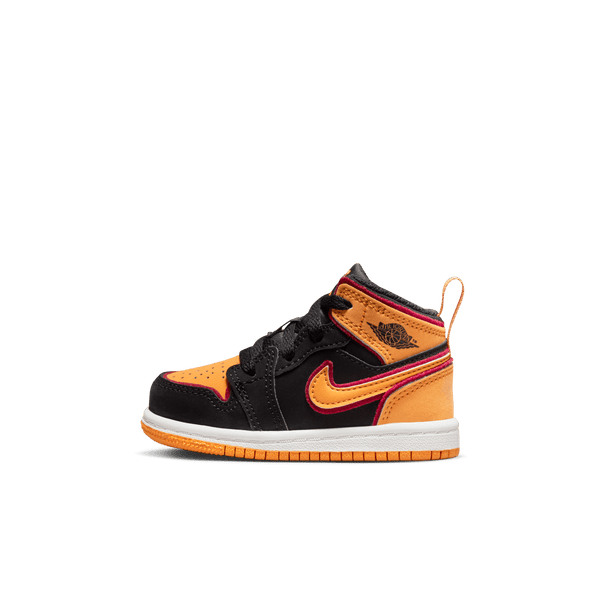Jordan - Boy - TD Jordan 1 Mid SE - Black/Orange/White