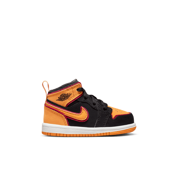Jordan - Boy - TD Jordan 1 Mid SE - Black/Orange/White