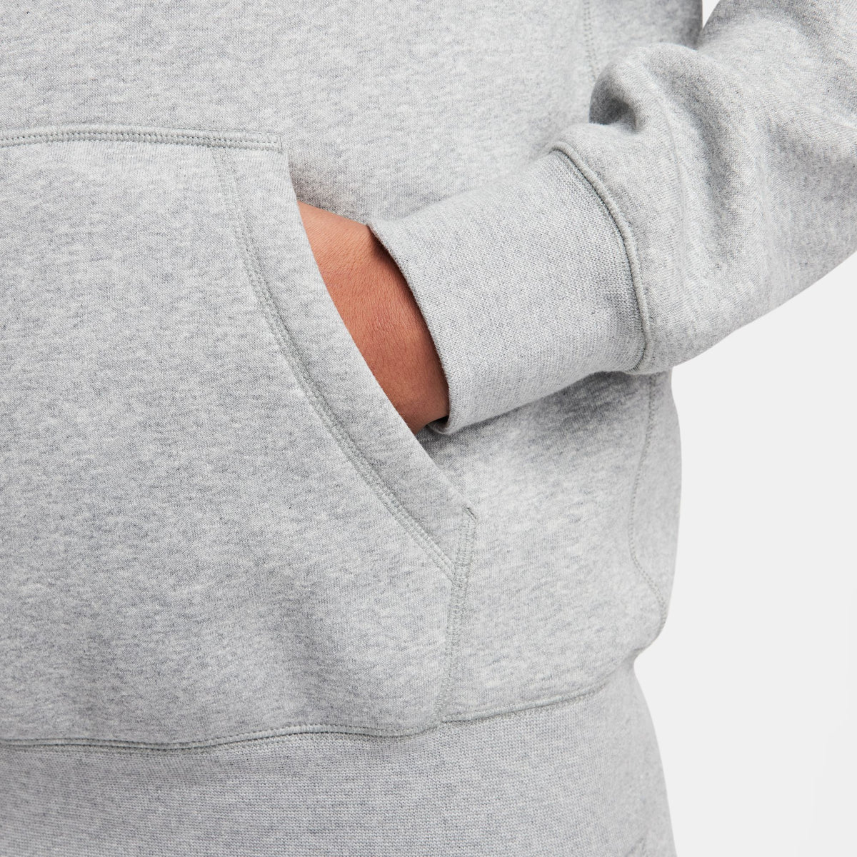 nike hoodie light grey