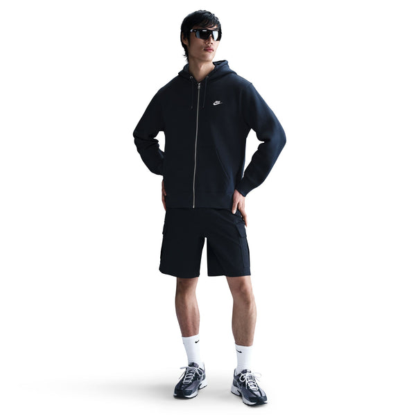 Nike - Men - Club Full-Zip Hoodie - Obsidian/White