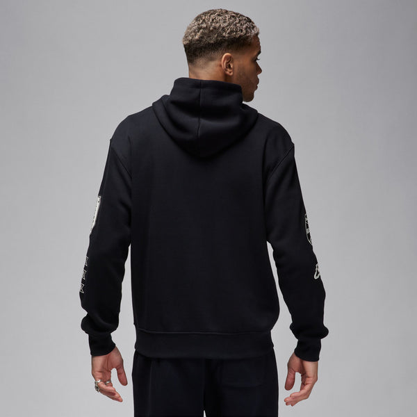 Jordan - Men - Essential Member Pullover Hoodie - Black/Dune Red/White