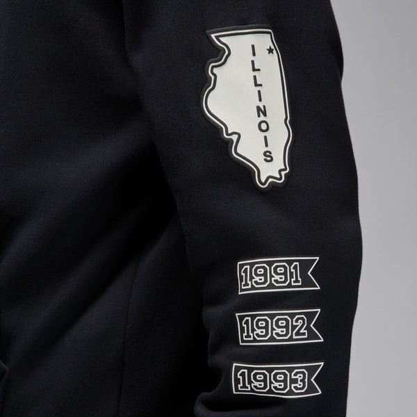 Jordan - Men - Essential Member Pullover Hoodie - Black/Dune Red/White