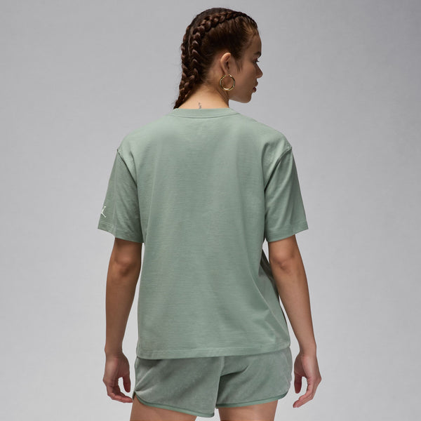 Jordan - Women - Classic Graphic Relaxed Tee - Jade Smoke/Barely Green