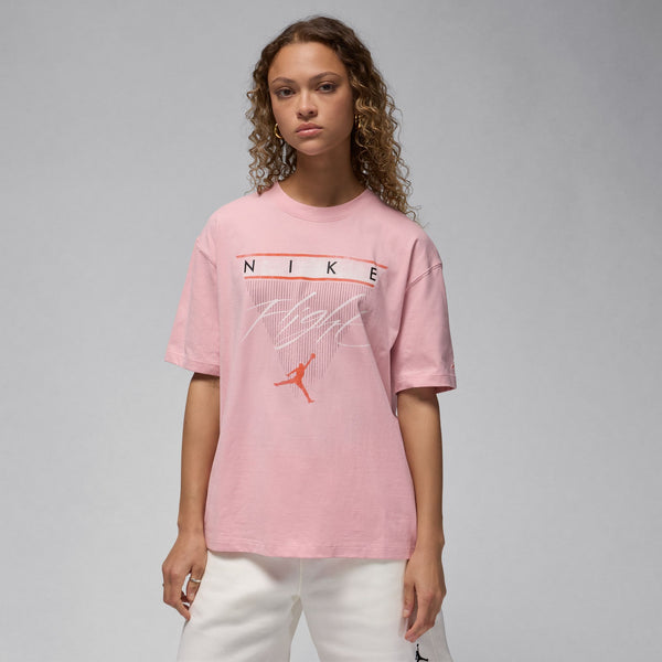 Jordan - Women - Classic Graphic Relaxed Tee - Pink Glaze/Cosmic Clay