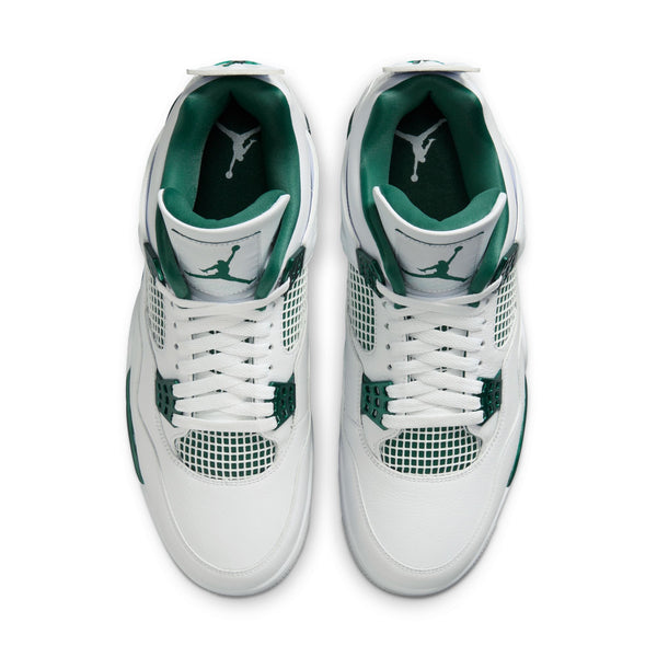 Jordan - Men - Retro 4 - White/Oxidized Green/Neutral Grey