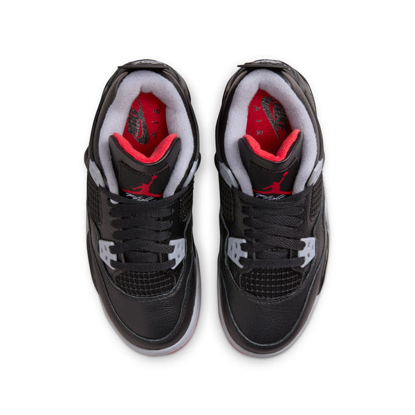 Jordan - Boy - GS Retro 4 - Black/Fire Red/Cement Grey