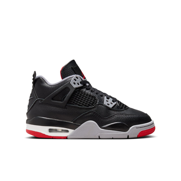 Jordan - Boy - GS Retro 4 - Black/Fire Red/Cement Grey