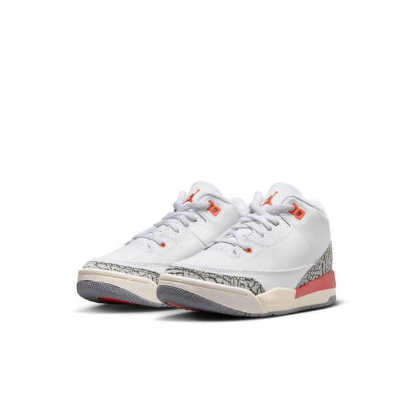 Jordan - Girl - PS Retro 3 - White/Cosmic Clay/Cement Grey