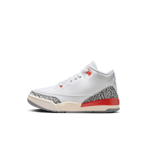 Jordan - Girl - PS Retro 3 - White/Cosmic Clay/Cement Grey