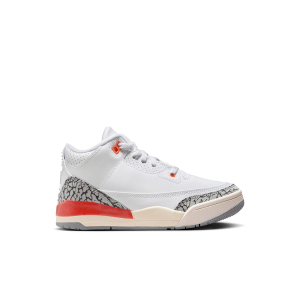 Jordan - Girl - PS Retro 3 - White/Cosmic Clay/Cement Grey