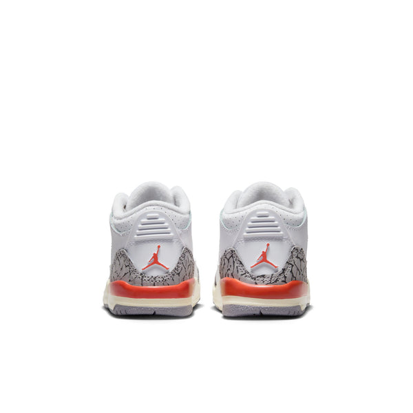 Jordan - Girl - TD Retro 3 - White/Cosmic Clay/Cement Grey