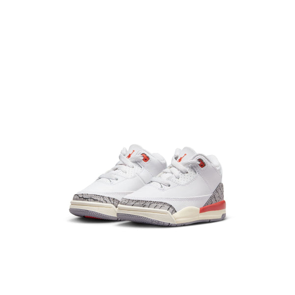 Jordan - Girl - TD Retro 3 - White/Cosmic Clay/Cement Grey - Release