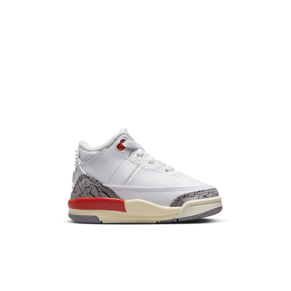 Jordan - Girl - TD Retro 3 - White/Cosmic Clay/Cement Grey - Release