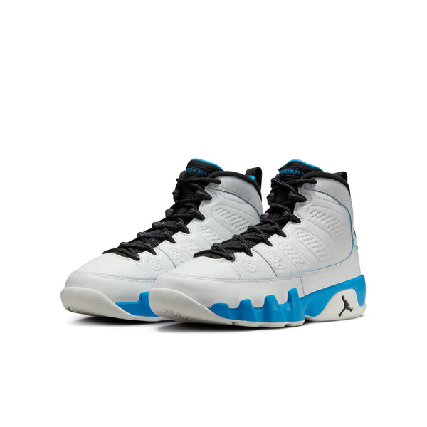 Jordan - Boy - GS Retro 9 - Summit White/Black/Blue