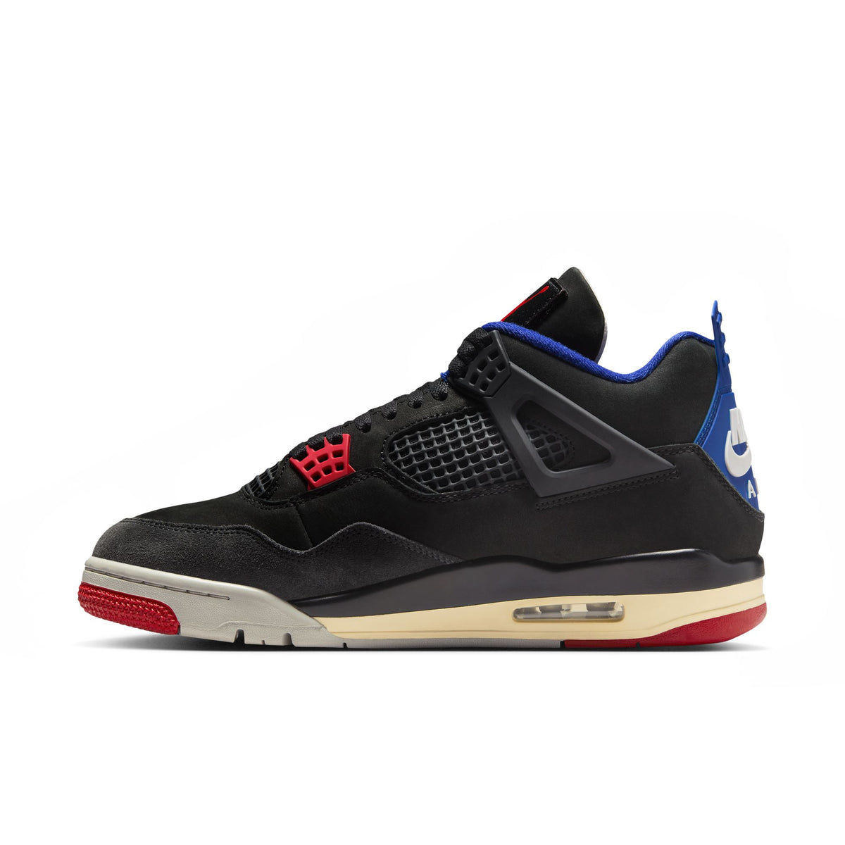 Jordan - Men - Air Jordan 4 Retro - Black/Fire Red/Deep Royal Blue