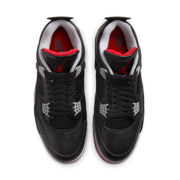 Jordan - Men - Retro 4 - Black/Fire Red/Cement Grey