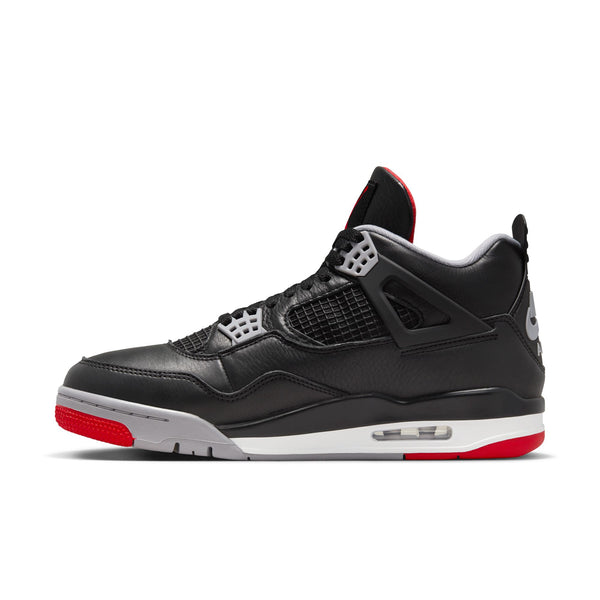 Jordan - Men - Retro 4 - Black/Fire Red/Cement Grey
