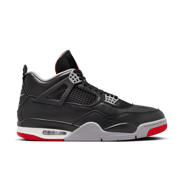 Jordan - Men - Retro 4 - Black/Fire Red/Cement Grey