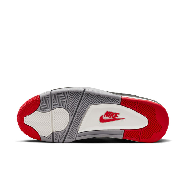 Jordan - Men - Retro 4 - Black/Fire Red/Cement Grey