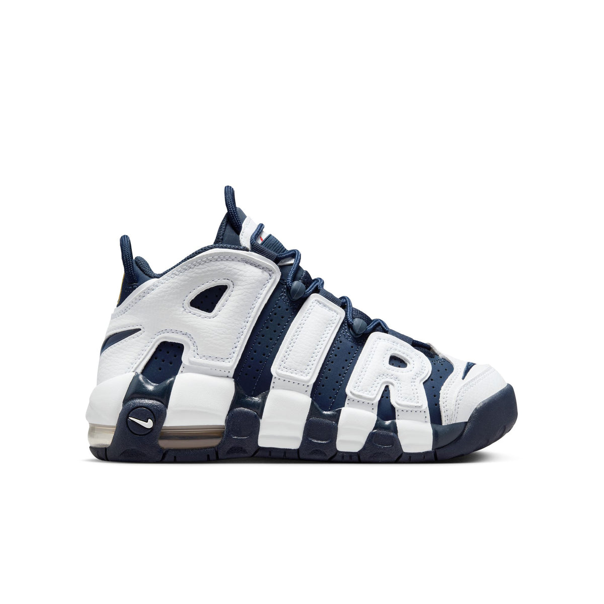 Nike Air More Uptempo 8 ネイビー/ホワイト Nike - Boy - GS Air More Uptempo - White/Midnight Navy