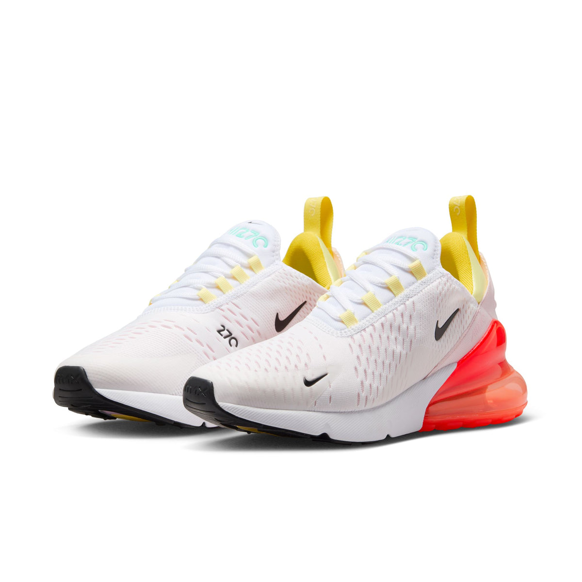 Nike - Women - Air Max 270 - White/Black/Crimson/Pink – Nohble