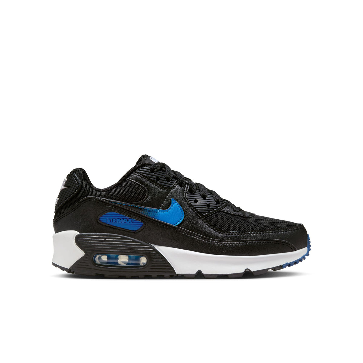 Nike - Unisex - GS Air Max 90 KIM - Black/Photo Blue – Nohble