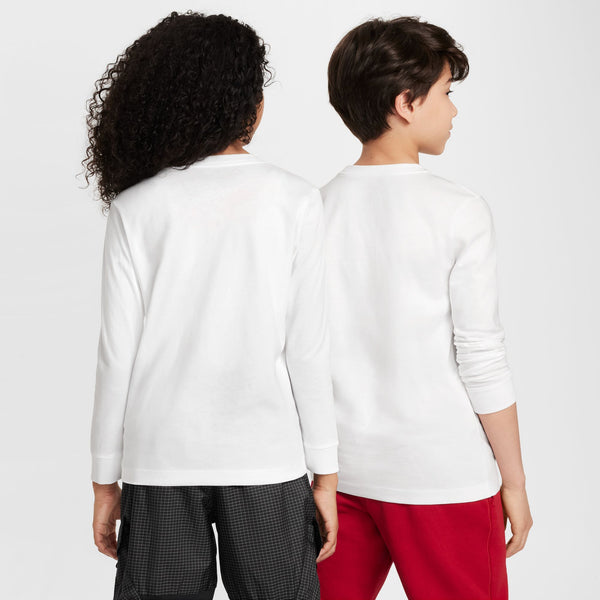 Nike - Boy - Club Long Sleeve Tee - White