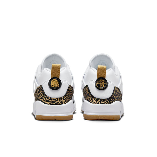 Jordan - Men - Jordan Spizike Low  - White/Black/Metallic Gold/Sail