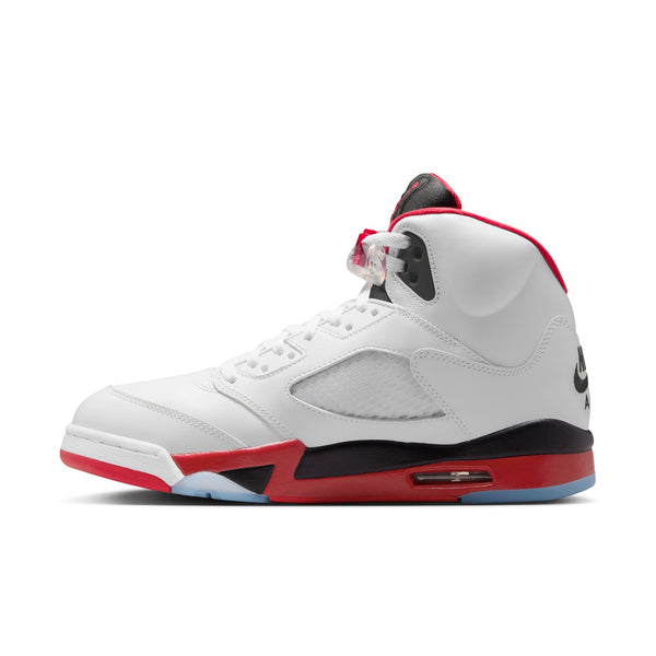 Jordan - Men - Air Jordan Retro 5 OG - White/Fire Red/Black