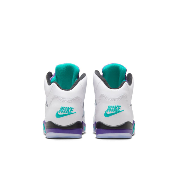 Jordan - Boy - PS Retro 5 OG - White/New Emerald/Grape Ice/Black