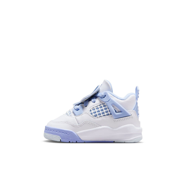 Jordan - Girl - TD Retro 4 - White/Aluminum/Blue/Oil Green