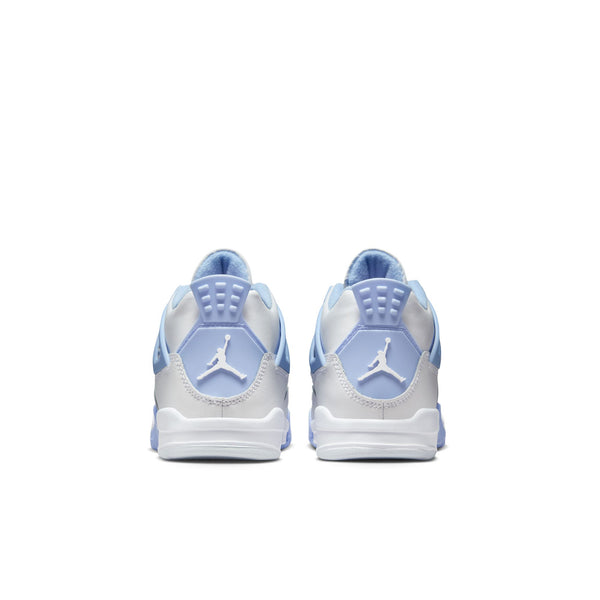 Jordan - Girl - PS Retro 4 - White/Aluminum/Blue/Oil Green
