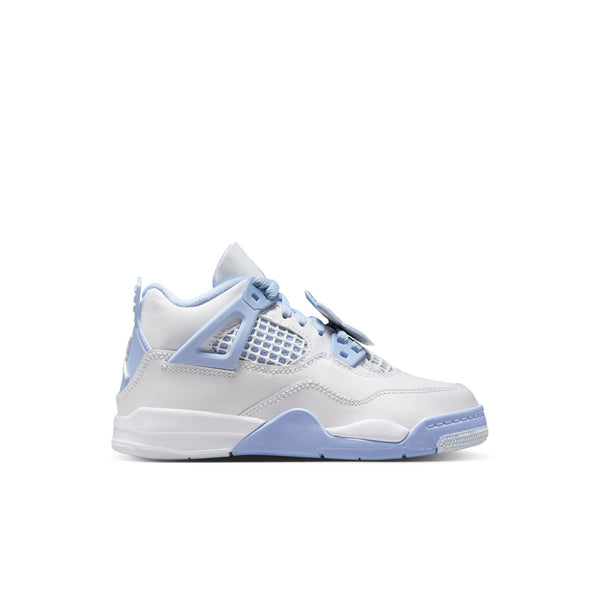 Jordan - Girl - PS Retro 4 - White/Aluminum/Blue/Oil Green