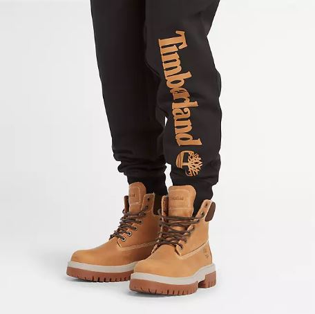 Timberland - Men - Core Tree Logo Sweatpant - Black/Wheat