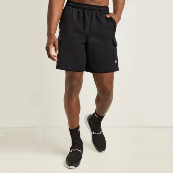 CHAMPION - Men - 8" Powerblend Cargo Short - Black