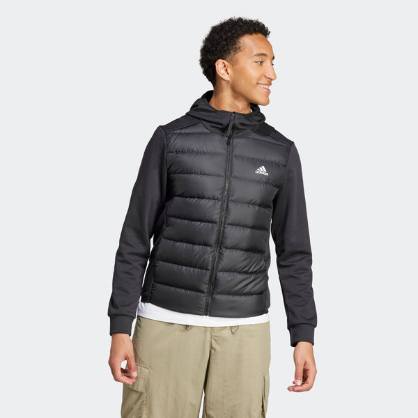 adidas - Men - Helionic Hooded Down Jacket - Black