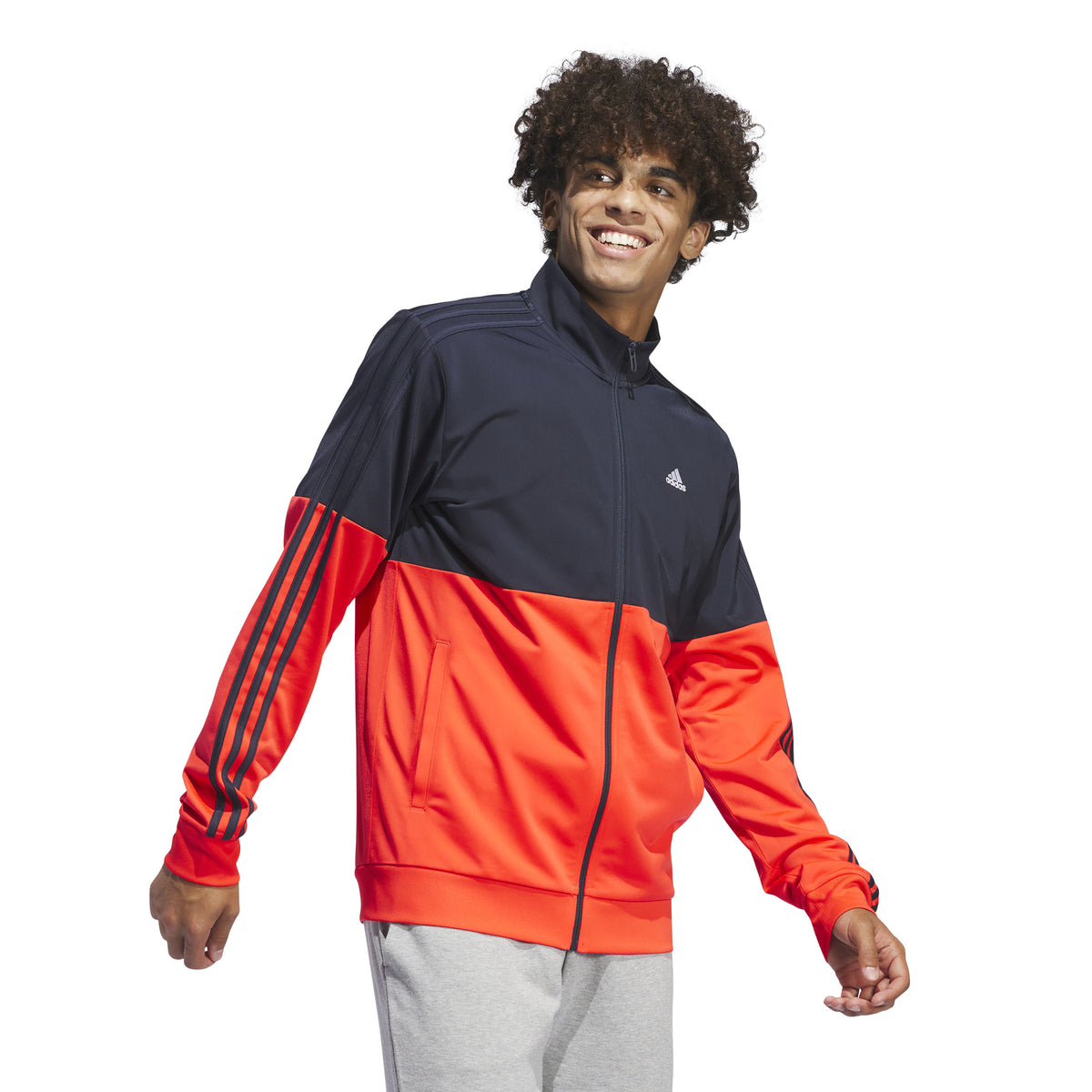 adidas - Men - CB Tight Top Tricot Jacket - Legink/Red – Nohble