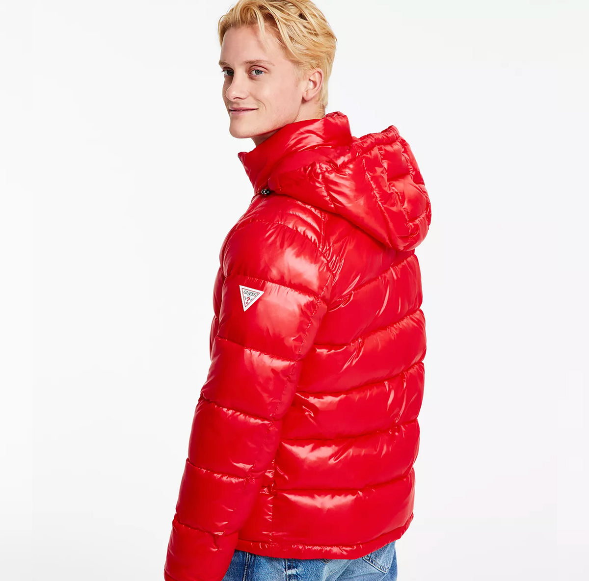 【GUESS】★BOMBER DOWN JACKET★大人気★正規品★ Red2_a0cce54a-5ea9-40e4-917c-