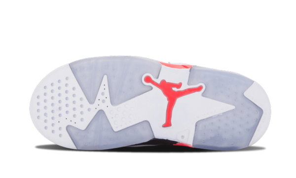 JORDAN - Boy - TD Retro 6 Low - White/Infrared/Black