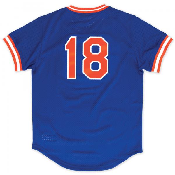 MITCHELL & NESS - Men - Darryl Strawberry Mets BP Jersey - Blue/Orange