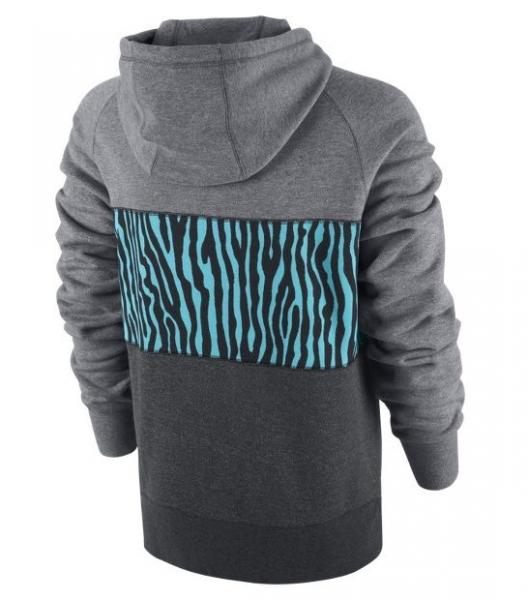 NIKE - Men - Lebron Safari Pullover Hoodie - GRY/BLU/BLK