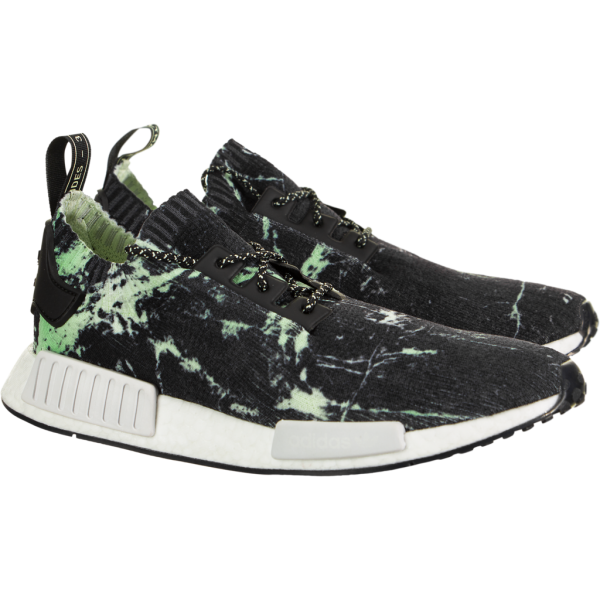 adidas NMD R1 PK - Black/White/Green