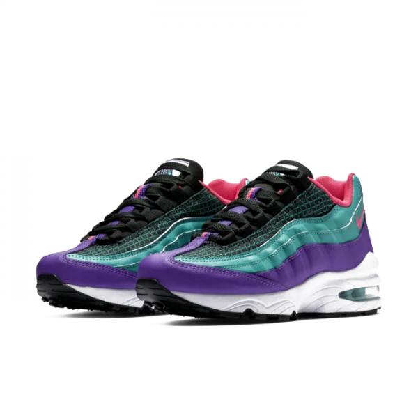 Nike - Boy - PS Air Max 95 Now - Outdoor Green/Hyper Pink