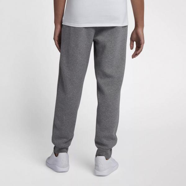 Jordan - Men - Jumpman Fleece Pant - Carbon Heather/White