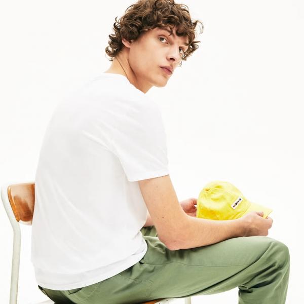 Lacoste - Men - V-Neck Tee - White