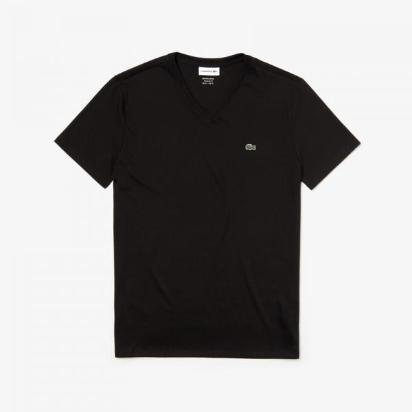 Lacoste - Men - V-Neck Tee - Black