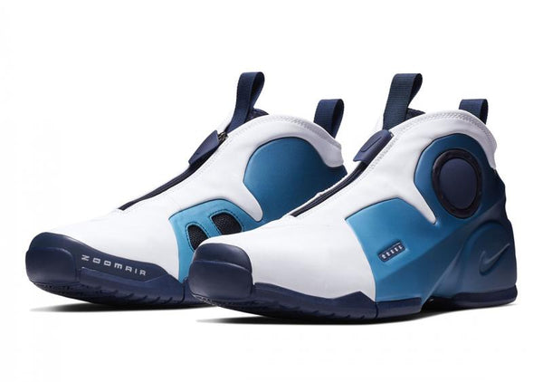 Nike - Men - Air Flightposite 2 - White/Midnight Navy/Blue Gaze