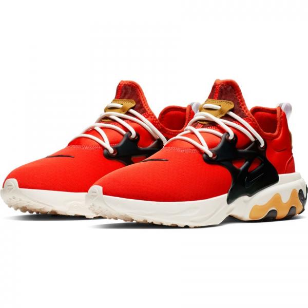 Nike - Men - Presto React - Habanero Red/Black/Wheat