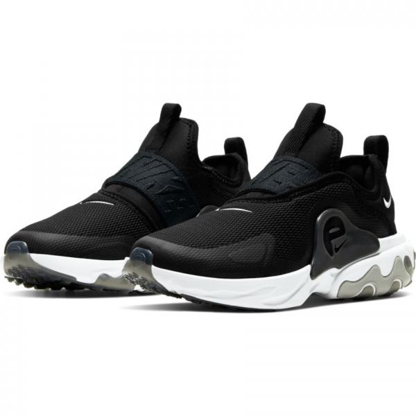 Nike - Boy - GS React Presto Extreme - Black/White/Lt Smoke Grey